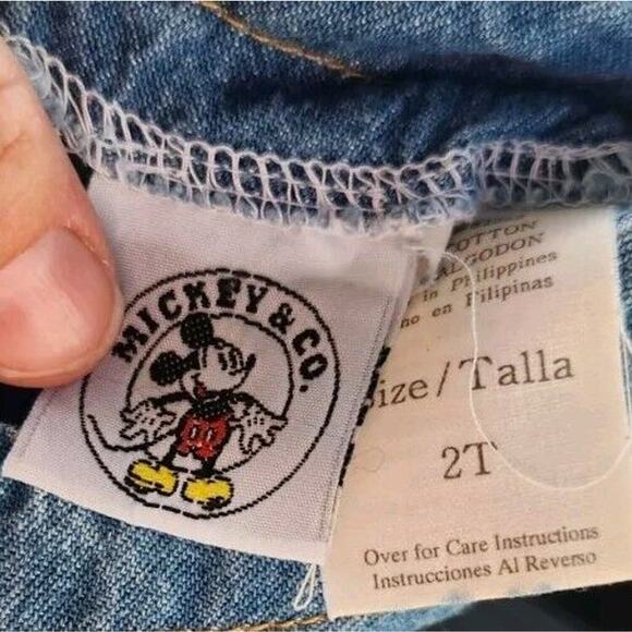Vintage 1990 DISNEY Minnie Mickey Girls Dress Size 2T Disney Wear Made in US EUC - Picture 3 of 4